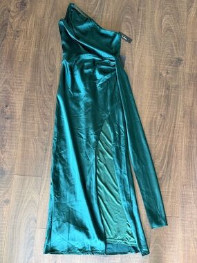 Lulus | Dresses | Lulus Desirable Dream Navy Blue Satin Jacquard Halter  Neck Midi Dress | Poshmark